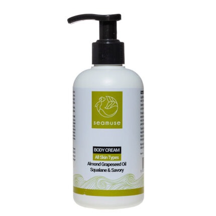 Ελαφριά λοσιόν σώματος, με αμυγδαλέλαιο, σταφυλέλαιο, σκουαλάνιο και εκχύλισμα από θρούμπι και δενδρολίβανο 250 ml - Seamuse