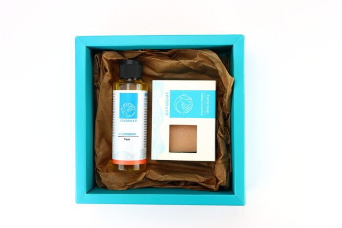 Σετ καθαρισμού προσώπου | Λάδι καθαρισμού 100ml & σαπούνι με ροζ άργιλο 140ml - Image 2