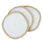 Cotton face cloths array light brown