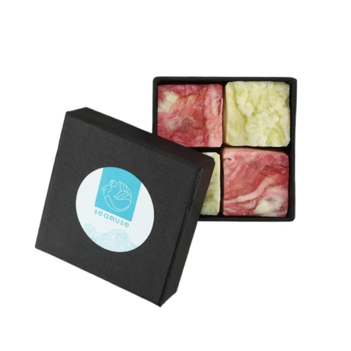 Κουτί δώρου με 4 σαπούνια σε κύβους, Seamuse - Image 3